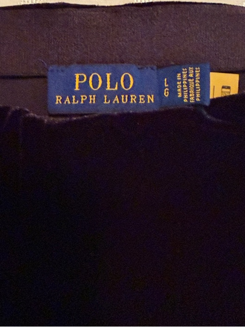Polo Ralph Lauren Velvet leggings in black